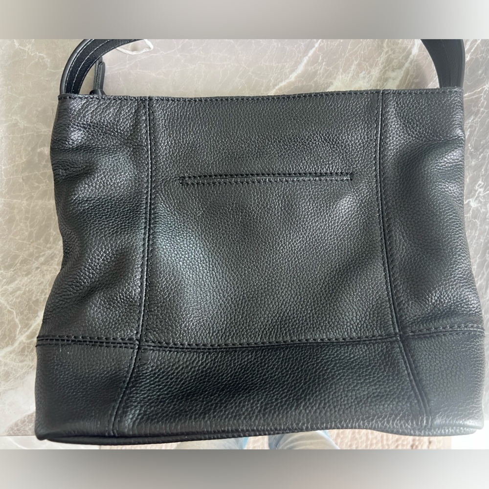 The Sak Black Leather Shoulder Bag